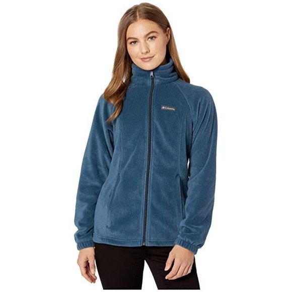 Columbia - Sawyer Rapids 2.0 Fleece Full Zip-Up Jacket 1558821: Small: Blue Teal - Picture 1 of 8